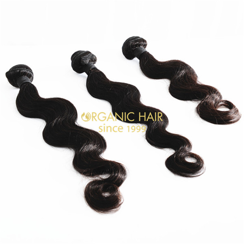 Body wave remy human hair weaves